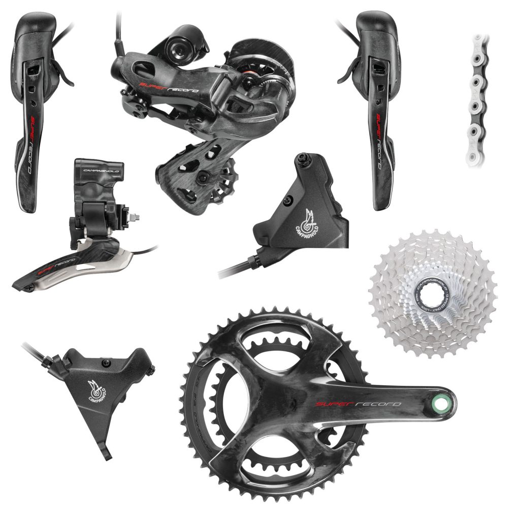 Campagnolo Super Record EPS Disc Groupset - 12 Speed - Carbon / 12 Speed / 36/52T - 172.5mm / 11-32T